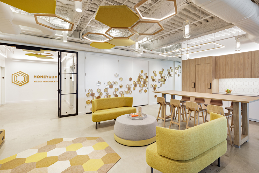 A Hive Of Creativity In Office Lighting Powered By PowerLine™ Technology