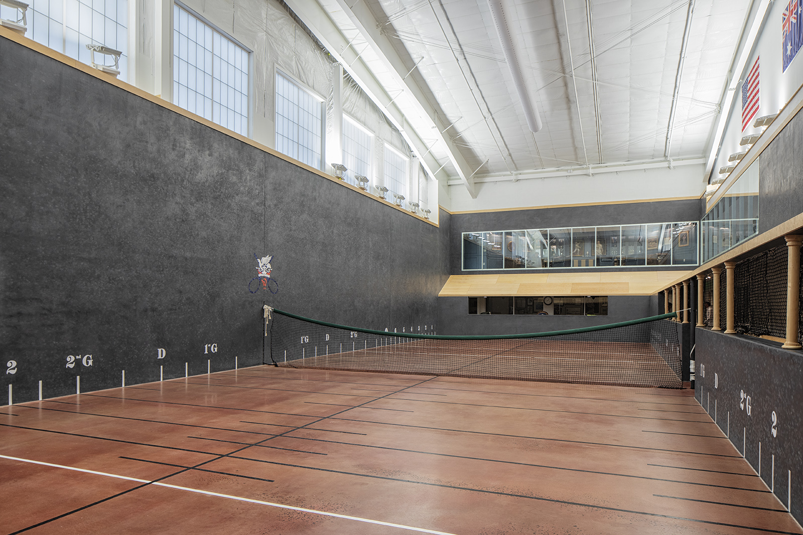 Westwood Country Club court tennis court interior