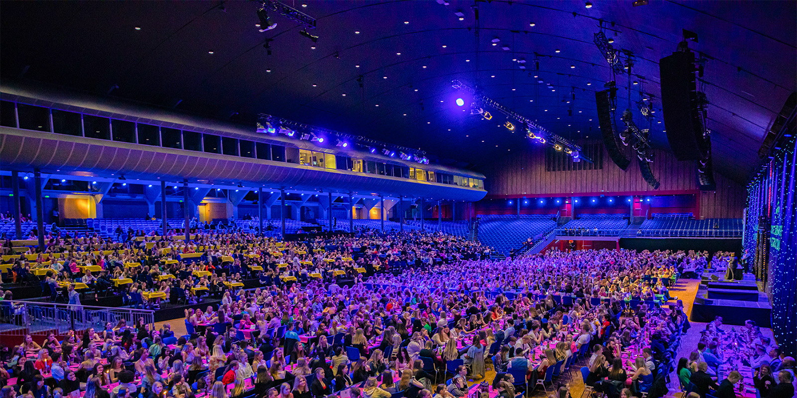 Full view of the Oslofjord Convention Center interior