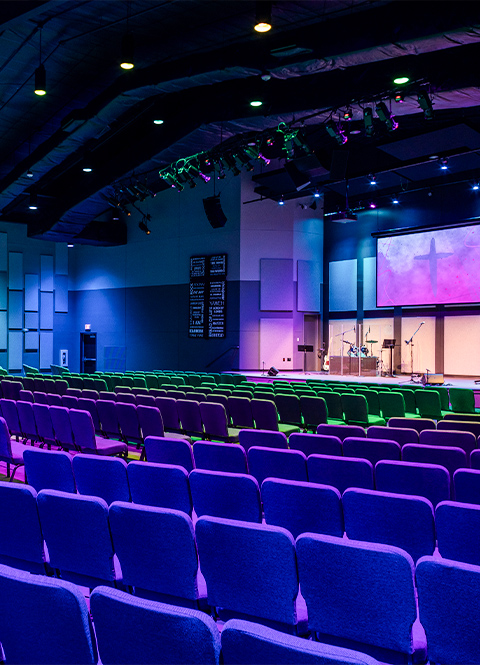Archi-Color W+RGB Brings Worship Lighting Flexibility to Manna Fellowship Church