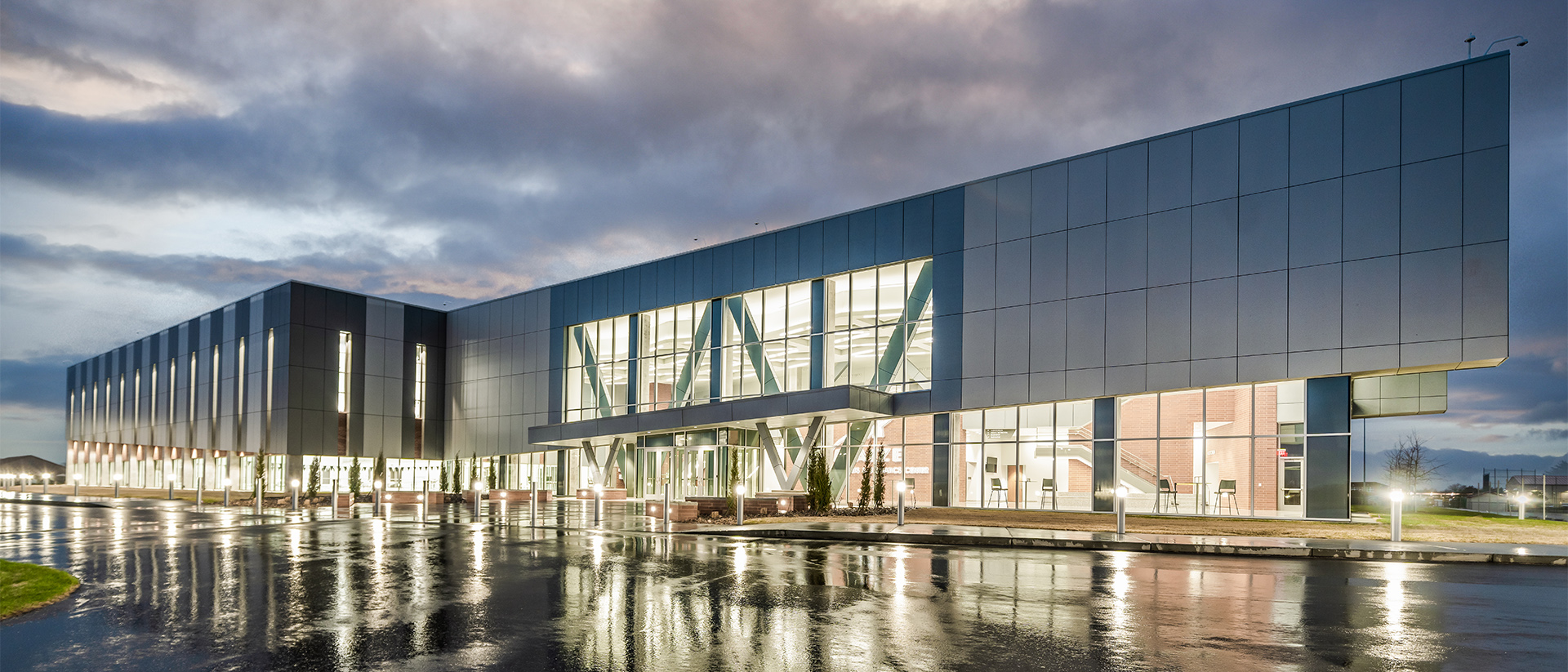Panoramic view of the Maize Performing Arts auditorium from the stage