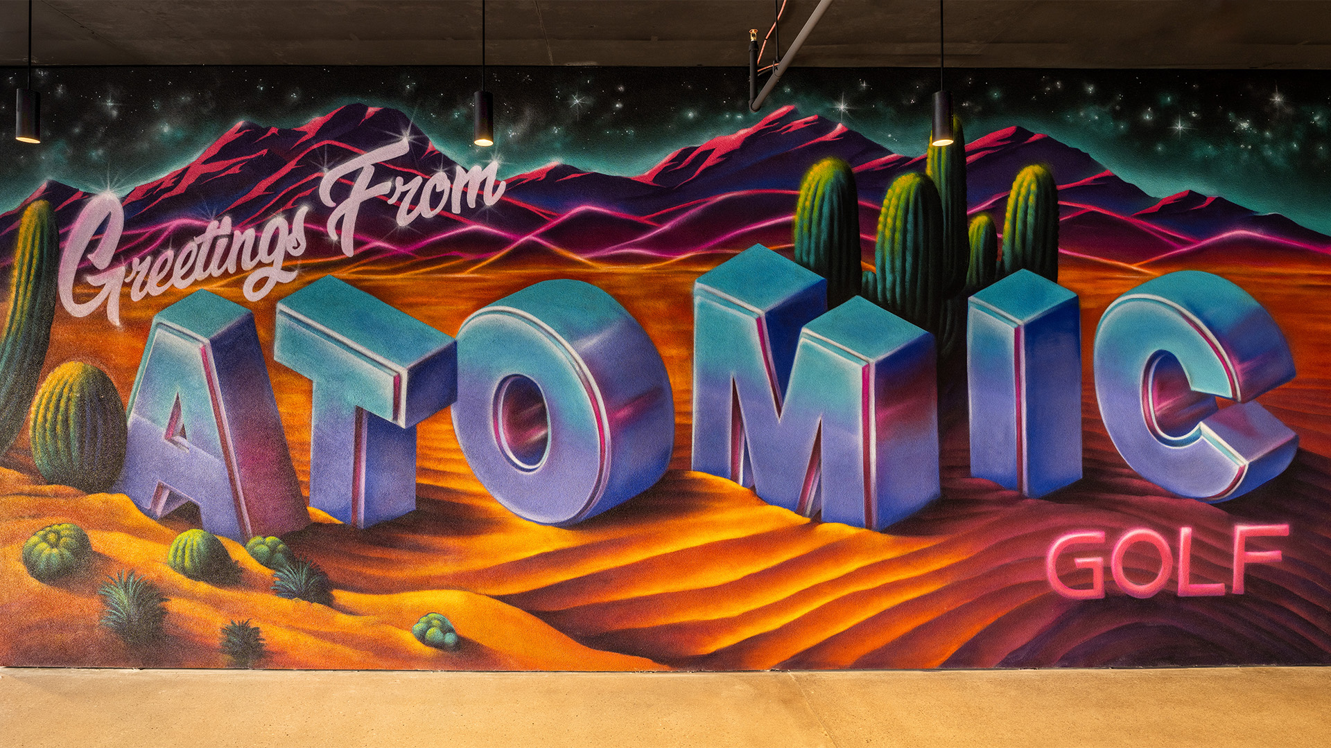 Atomic Golf full view