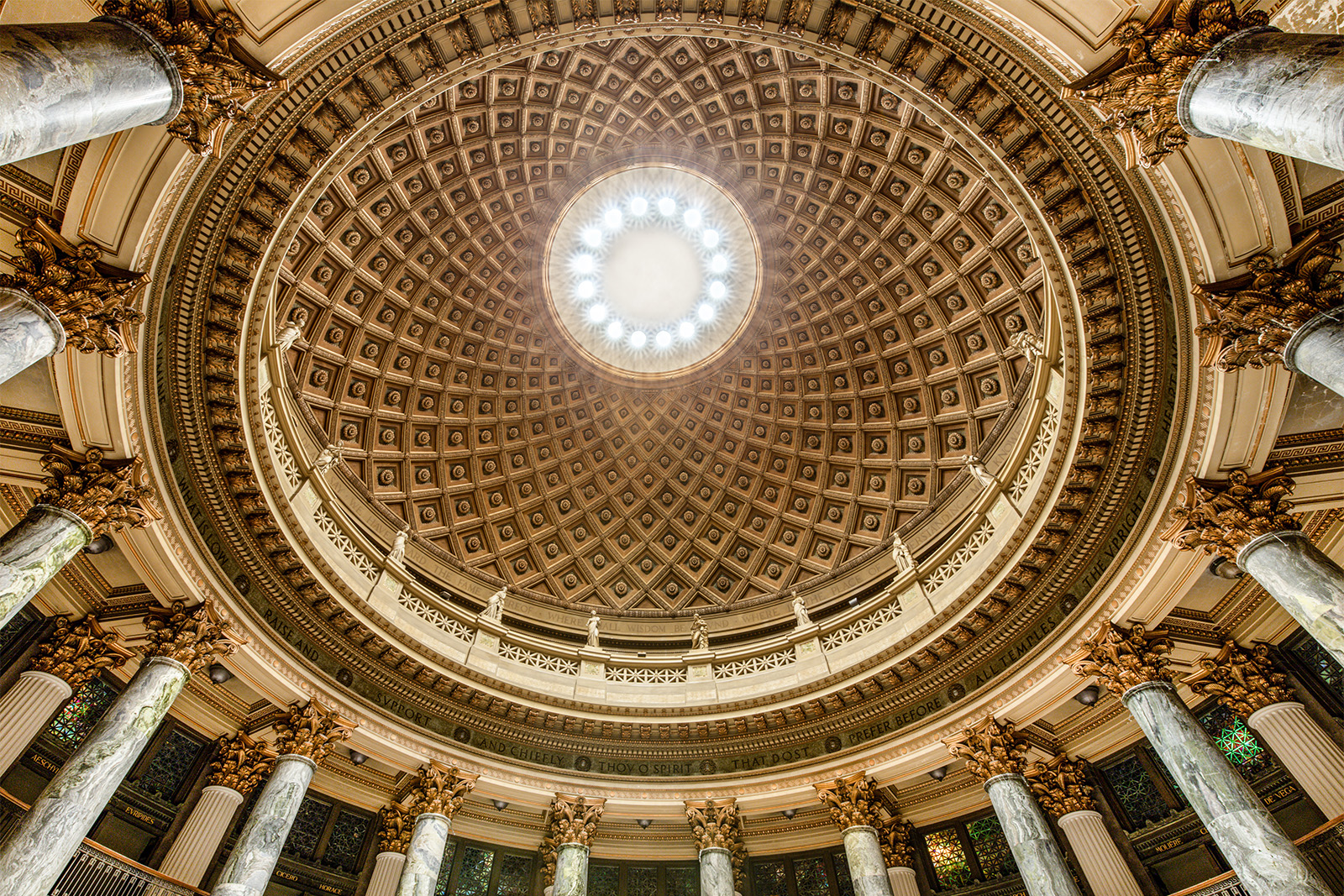 Gould Memorial Library Interior