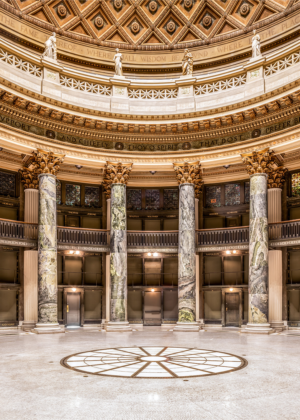 Gould Memorial Library Dome View