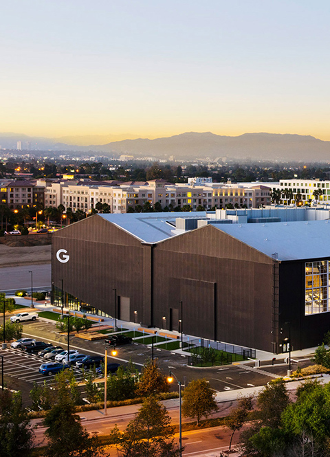 High Ceiling Illumination for Google Spruce Goose