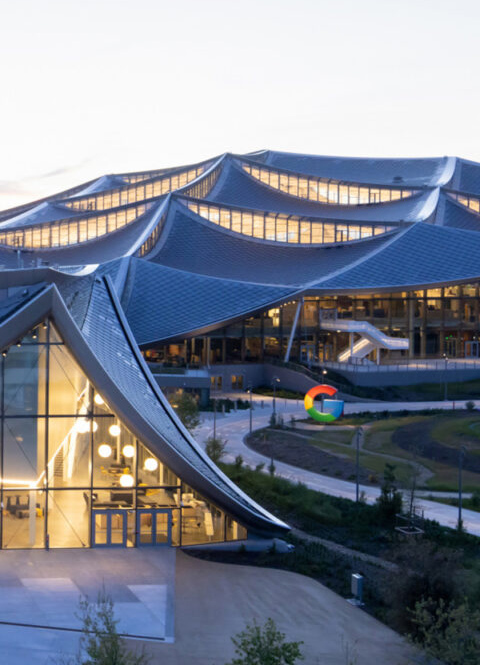 High Ceiling Indirect Lighting at the Google Bayview Campus