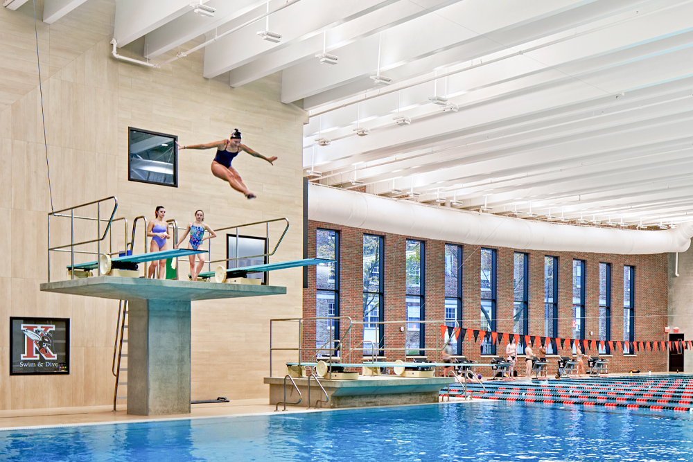 Indirect Natatorium Lighting at Kalamazoo College